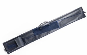 Picture of Faux Leather Lulav and Esrog Holder Fur Geometric Design Navy 52"